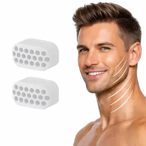 Jaw Exerciser for Men & Women Silicone Jawline Exerciser Jaw Trainer Strengthener Jawline Shaper Lightweight Compact Design Ideal for Daily Use