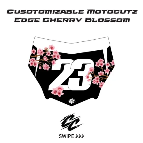 Customizable Motocutz Style Edge Cherry Blossom Decal