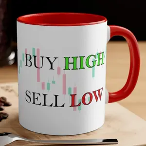 Funny Day Trader Mug - Perfect Gift for Stock/Crypto Traders | 11oz Ceramic Coffee Mug