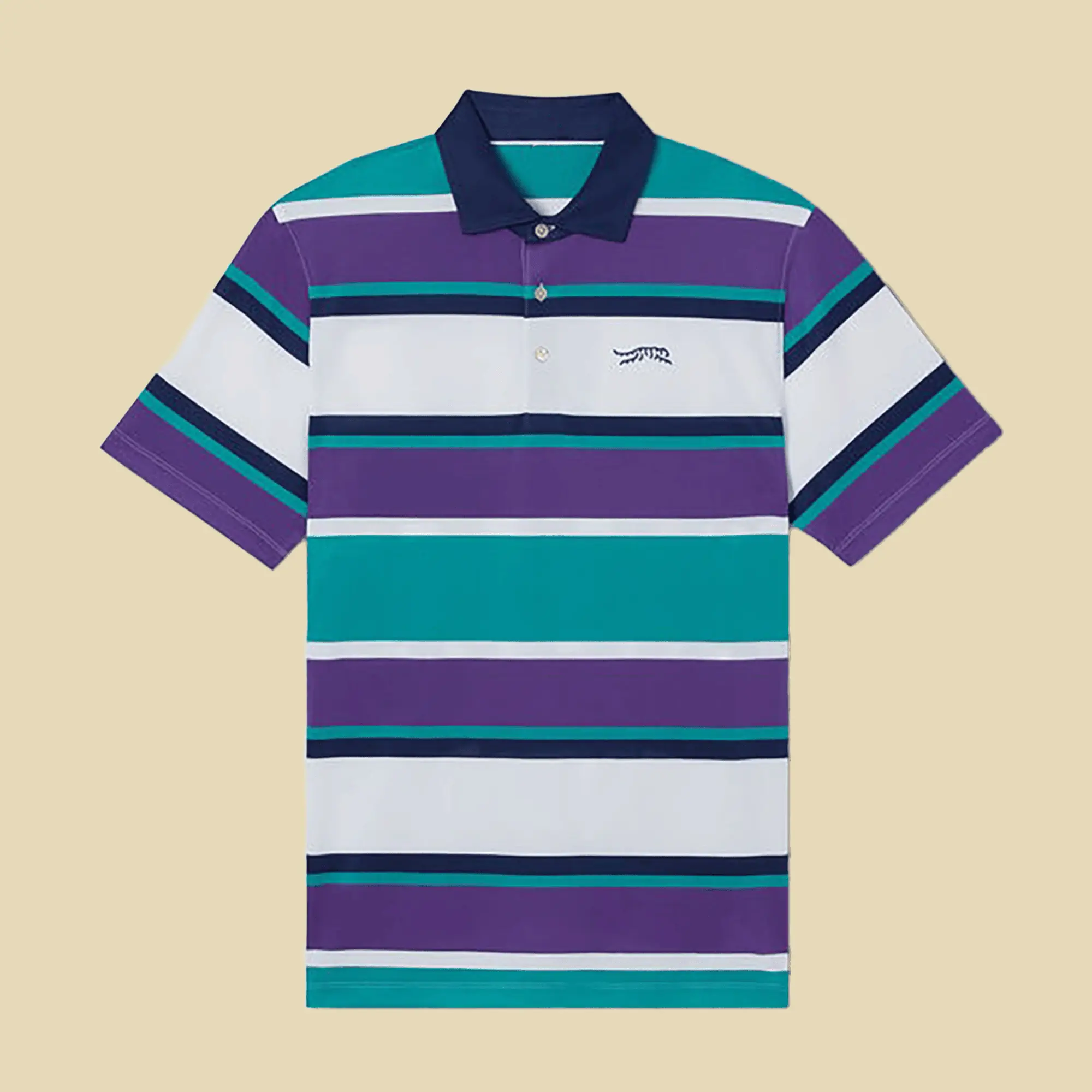 Sun Day Red 91 AM Polo Tiger Woods Gear Men's Golf Shirts Golf Presents For Dad - Polo Shirt  HG