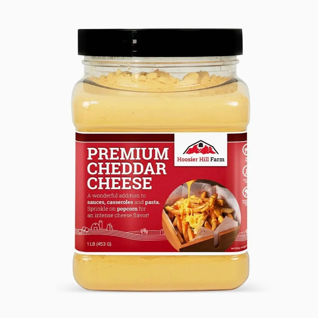 Hoosier Hill Farm Premium Cheddar Cheese Powder, 1LB (Pack of 1)