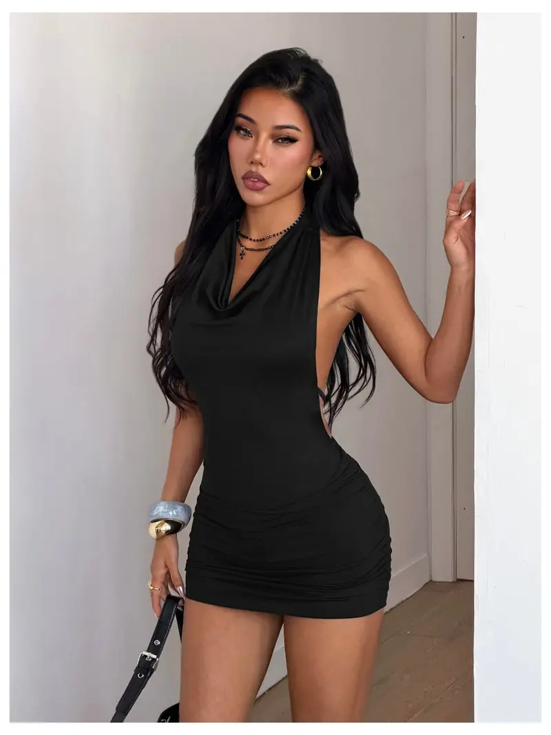 cocktail & party dresses amazon Sexy Glitter Sequin Bodycon Bandage Club Party Dress – Verkadi main image 1