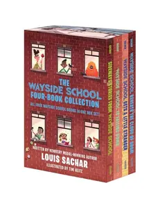 The Wayside School 4-Book Box Set: Sideways Stories from Wayside School, Wayside School Is Falling Down, Wayside School Gets a Little Stranger, Wayside School Beneath the Cloud of Doom (Wayside School) by Louis Sachar [Paperback Book]