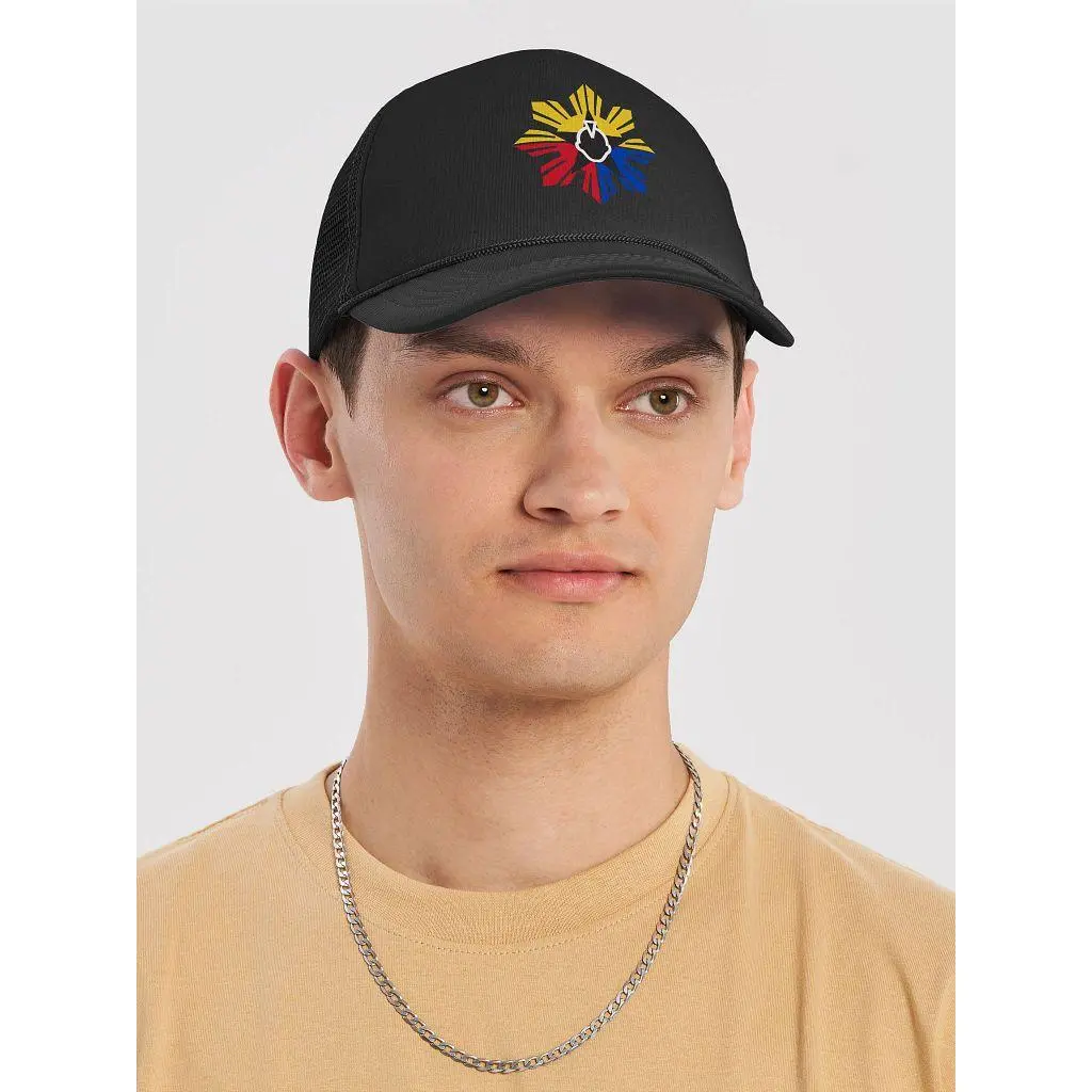 Flipside Star and Filipino Sun Mesh Trucker Hat