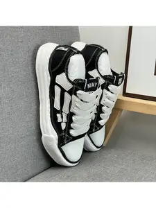 Street Trend Skate Style Unisex Personalized Shoes Show Young Free Life Attitude, Classic Silhouette Is Deeply Favored By Young Circles, Fits Unrestrained Casual Dressing Style And Creates Exclusive Trendy Matching Ways For Young People.