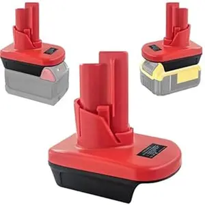Adapter for DEWALT 20V & Milwaukee 18V Batteries to Power Milwaukee M12 12V Tools