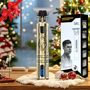 Professional electric hair clipper set, men's electric hair clipper with LED screen, including 1 cordless hair clipper, 4 limit combs, cordless rechargeable hair clipper for autumn, suitable for men, Barber Kit Shaver Trimmer Trimmer Scissors