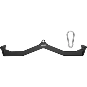 VEVOR LAT Pulldown Attachments, Cable Machine Rowing T - bar V - bar Tricep Pull Down Bar, Back Strength Training Rubber Coated Handle Grip, Bicep Curl Tricep LAT Pulldown Bar for Home Gym FitnessVEVOR Super Brand Day