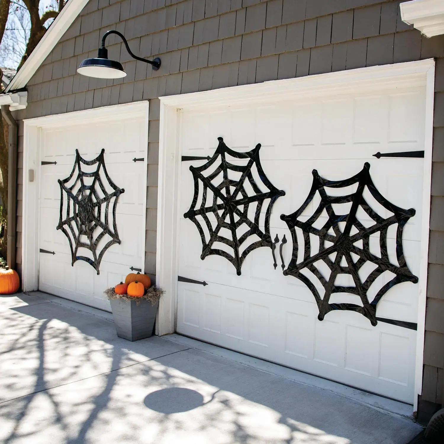 4 Ft. - 5 Ft. Large Spider Web Halloween Decorations - 3 Pc.
