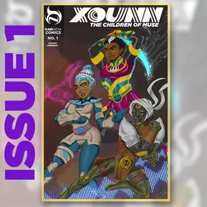 XOUNN Children of Muse #1 Standard Cover Soft Cover Fantasy Sci-Fi Adventure Comic Book