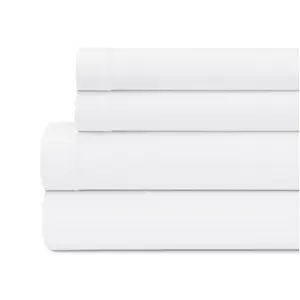 Briarwood Home 100% Tencel Modal, Beech Tree Fiber, Heavy Weight, Cooling, T-Shirt Soft, Cozy 4 Piece Bedding Fade & Wrinkle Free, Deep Pocket, All Season Breathable Sheets (Bright White, Full)
