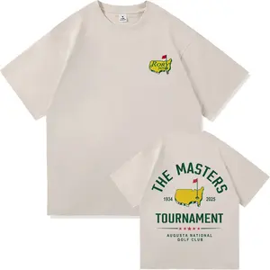 Unisex Vintage Golf Tee Rory McIlroy 2026 Masters Champion Design Cotton Short Sleeve TShirt for Men Women Comfortable Breathable Fan Wear