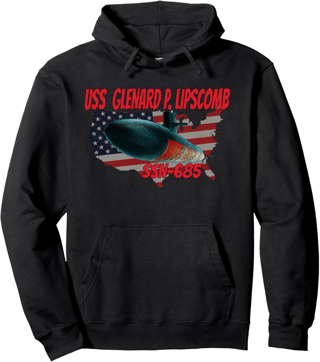 USS Glenard P. Lipscomb SSN-685 Submarine Veteran Day Father Pullover Hoodie - Anarosavill Shop 61B0D8JJH44S