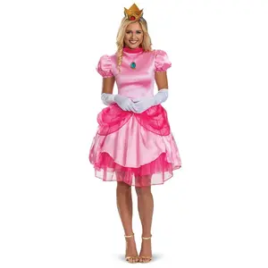 Women's Deluxe Super Mario Bros. Princess Peach Costume