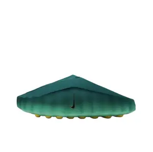 Green Breathable Foam Cushioned Athletic Recovery Slide