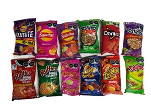 12 Pack Assorted Sabritas Mexican Chips Variety Bundle – 12 Individual Bags – Imported from Mexico