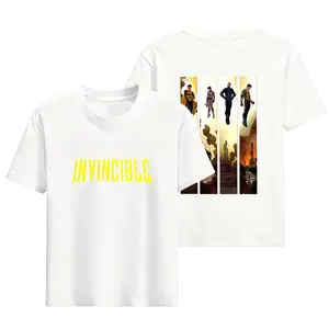 Invincible Variants Comfort Color Invincible vs Conquest T Shirt men women Oversized 100% Cotton Summer manga Unisex print tops