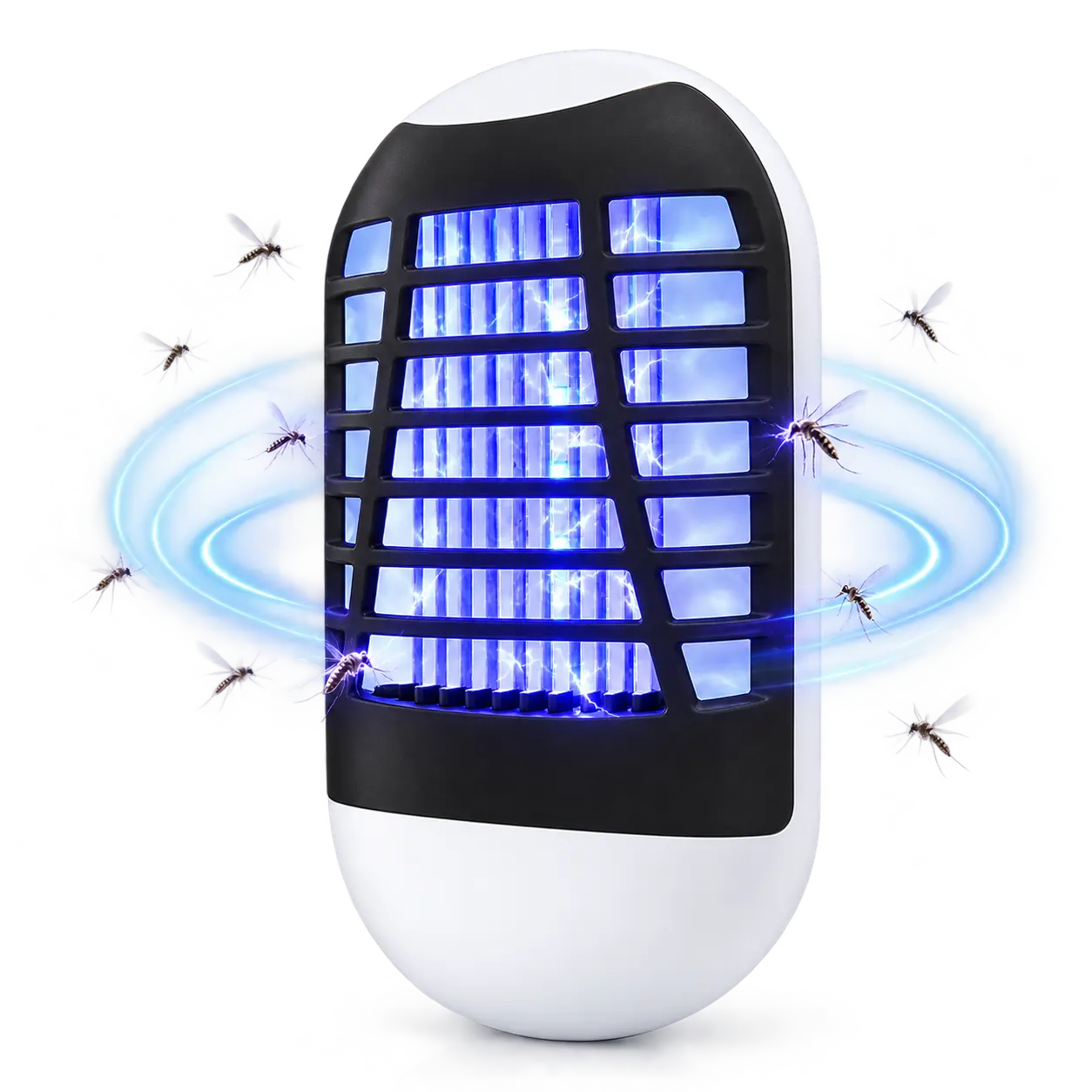 Indoor Plug-In Fly Trap & Mosquito Attractor, Electric Flying Insect Catcher for Home, Bedroom & Kitchen