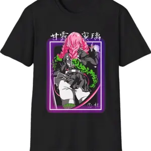 Anime Shirt - Mitsuri Kanroji Demon Slayer Kimetsu 2024  T shirt Sweat Shirt