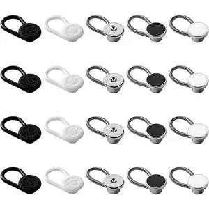 20 count  Extenders for Mens Shirts, 5 Styles Button Extender for Dress Shirts, Tie, Suit Accessories, 1/2 Size Expansion, Men Accessories