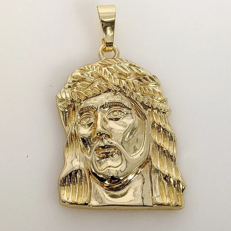 Plated Jesus Pendant