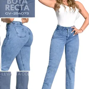 Colombian straight leg jeans sparkle effect talla COL 12 size USA 7/8