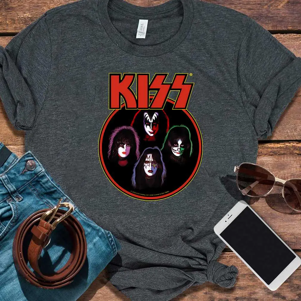 Kiss Band Logo With Members T-Shirt
