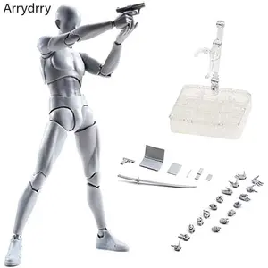 Drawing Figurines Body Kun Body Chan Doll PVC Movable Action Figure Model For SHF Artist Art Model Figure without box