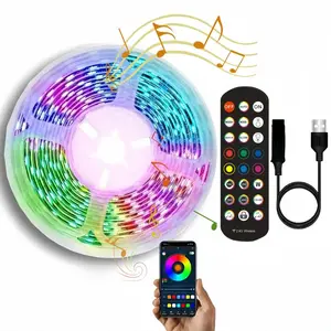 4M LED Light Strip, RGB Color Changing LED Light Strip with Remote Control, USB Powered Flexible LED Light Strip for Home Decor, Smart LED Light