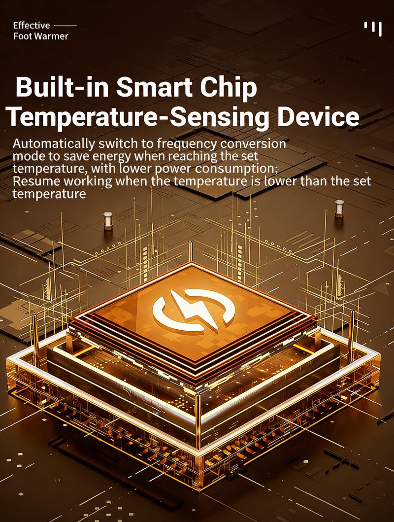 Foldable Under Desk Foot & Leg Warmer with Soft Blanket Portable Electric Space Heater for Office and Home Quiet Heating Pad for Feet Knees & Legs Compact Winter Warmth Solution