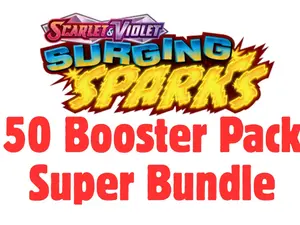 POKEMON SURGING SPARKS  50 PACK SUPER BUNDLE