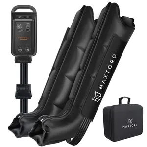 Maxtorc Air Compression Recovery System, 5000mAh Cordless Full Leg Massager with Dynamic Pressure, Reduces Muscle And Improves Circulation, Fast Recovery for Athletes And Fitness Enthusiasts, Relaxation for Family Members (Medium)