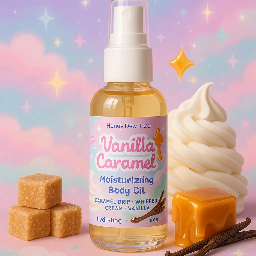 Vanilla Caramel body oil 4oz