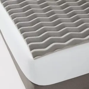 Queen 1.5" Reversible Memory Foam Mattress Topper - Room Essentials: CertiPUR-US, Cooling, Fits Up to 12" Depth