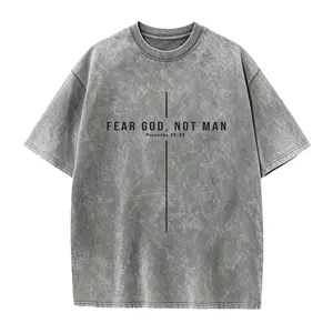 Fear God Not Man - Proverbs 29:25 - bible verse shirt men - christianity shirt - adult baptism gift - church design