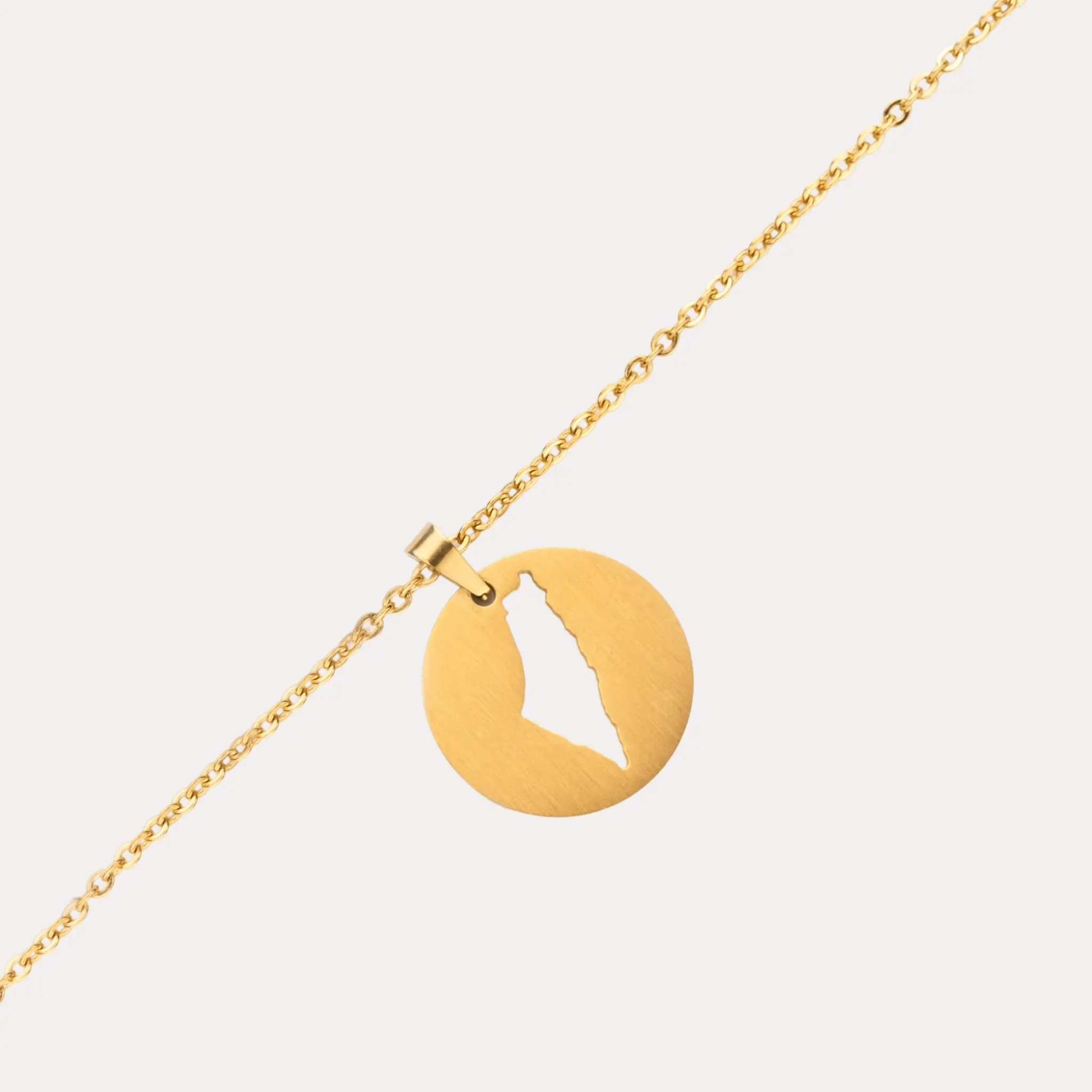 Palestine Map Necklace | 10% Profits Donated to Palestine