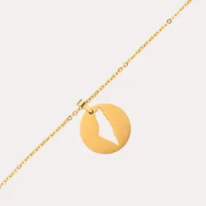 Palestine Map Necklace | 10% Profits Donated to Palestine