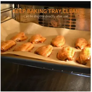 200pcs Non-Stick Square BBQ & Baking Oil Proof Paper, High Temperature Resistant, Food Safe, Ideal for Wings, Chips, Holiday Kitchen Essentials