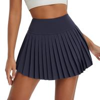 Navy Blue-Pleat Front