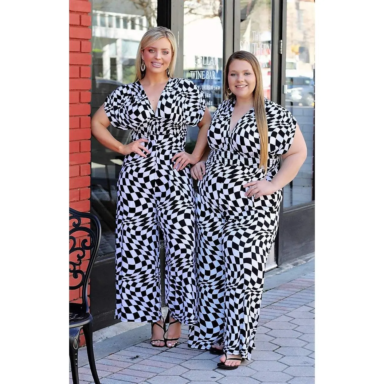A True Beauty Checkered Jumpsuit