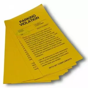 2pcs Yellow Revenge Fake Parking Tickets(50 tickets)-Parking Violation Gag Prank