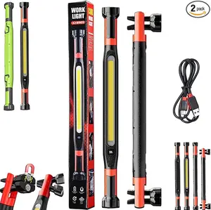 2026 New Rechargeable Magnetic LED Work Light Bar - Under Hood Light for Auto Repair, Garage & Detailing, Cordless Portable Trouble Light with Strong Magnet & Hanging Hook