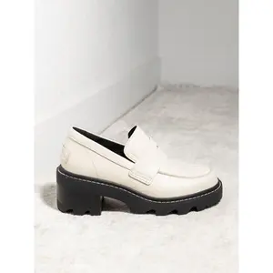 SOREL Joan Now City Loafer - Chalk/Black