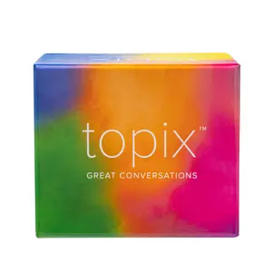 TOPIX - 424 Conversation Starters, Family Dinner Conversation Cards & Date Night Ice Breaker Topics for Married Couple or Old Friends, Recall Our Best Moments