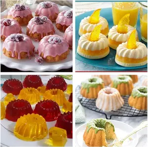 24pcs Non-Stick Silicone Baking Cup Set | Pumpkin-Shaped Molds for Cupcakes, Jelly & Muffins (12 Small + 12 Large)