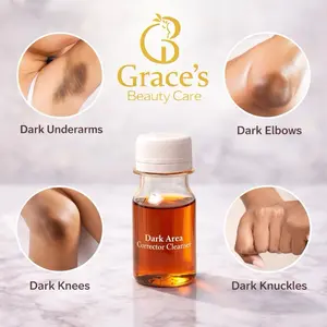 Dark areas corrector cleanser