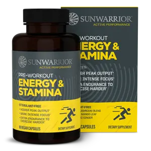 Sunwarrior Active Capsules Energy and Stamina Capsules 90 count
