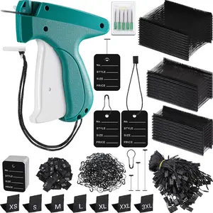 3576 Pcs Tagging Guns for Clothes Labels Attacher Guns for Clothing with 3000 Barbs, 5 Needles and 100 Price Tags, Sewing Kit for Retail Stores, Yard Sales(Black)