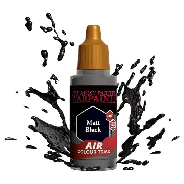 Warpaints: Air: Acrylic: Matt Black 18ml