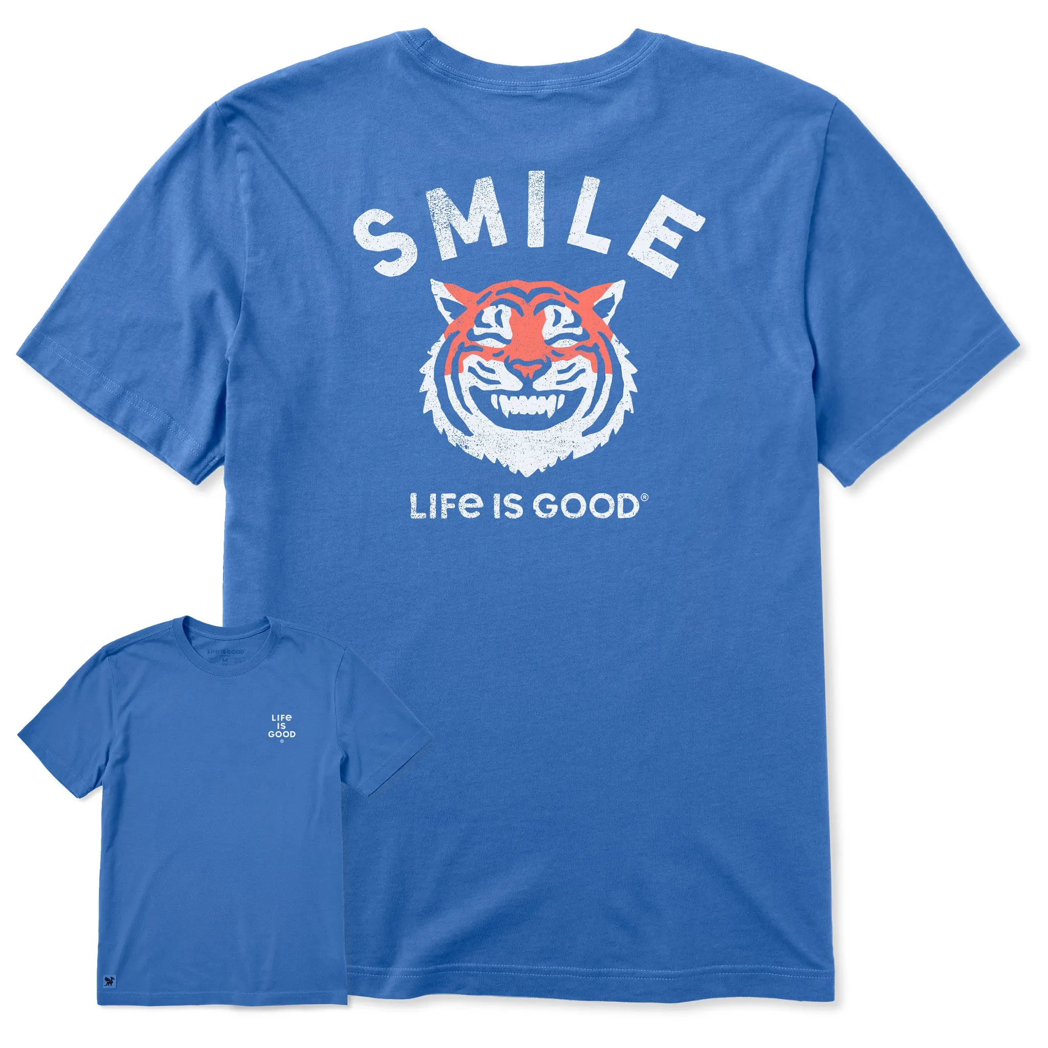 Men's Smile Tiger Short Sleeve Crusher Tee